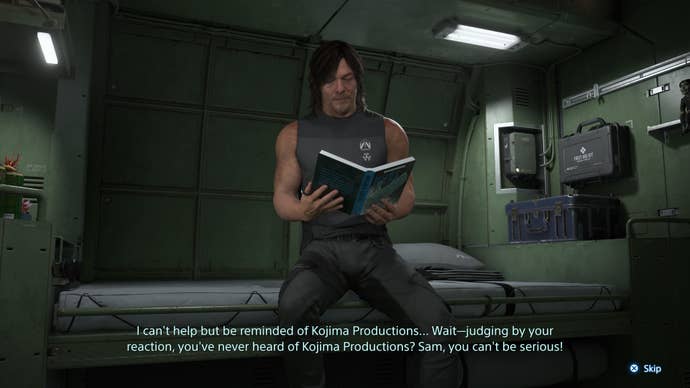 Death Stranding 2 Kojima self reference